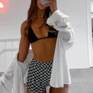 2/15$Vintage beach shorts white fox boutique